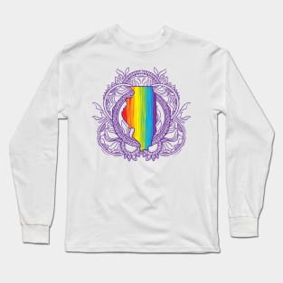 Illinois Mandala Pride Long Sleeve T-Shirt